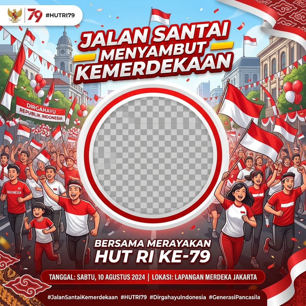 Jalan Santai Menyambut Kemerdekaan RI