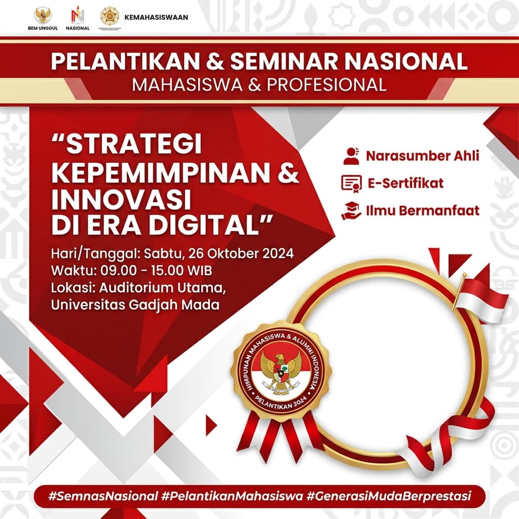 Pelantikan & Seminar Nasional Mahasiswa