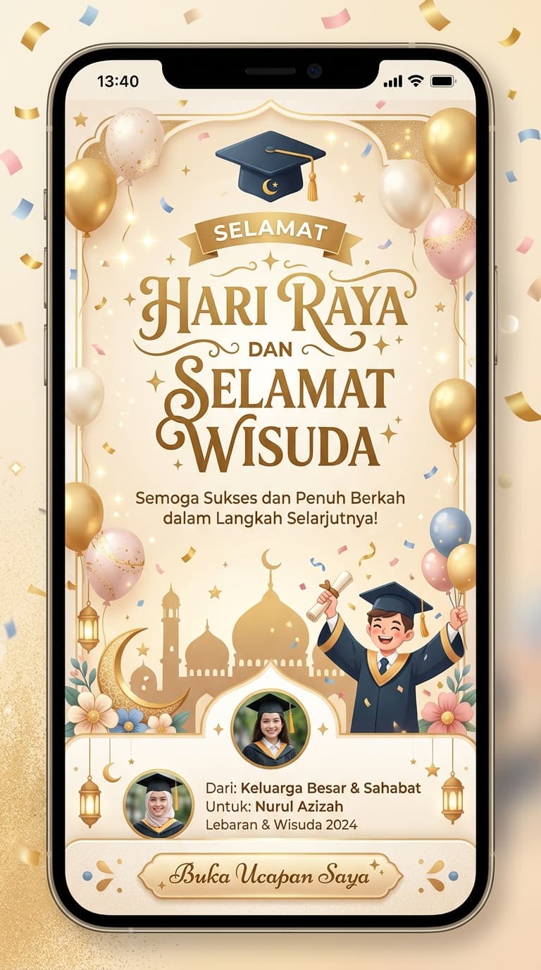 Greeting Card Screen Mockup